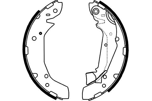 KAVO PARTS Комплект тормозных колодок BS-3416